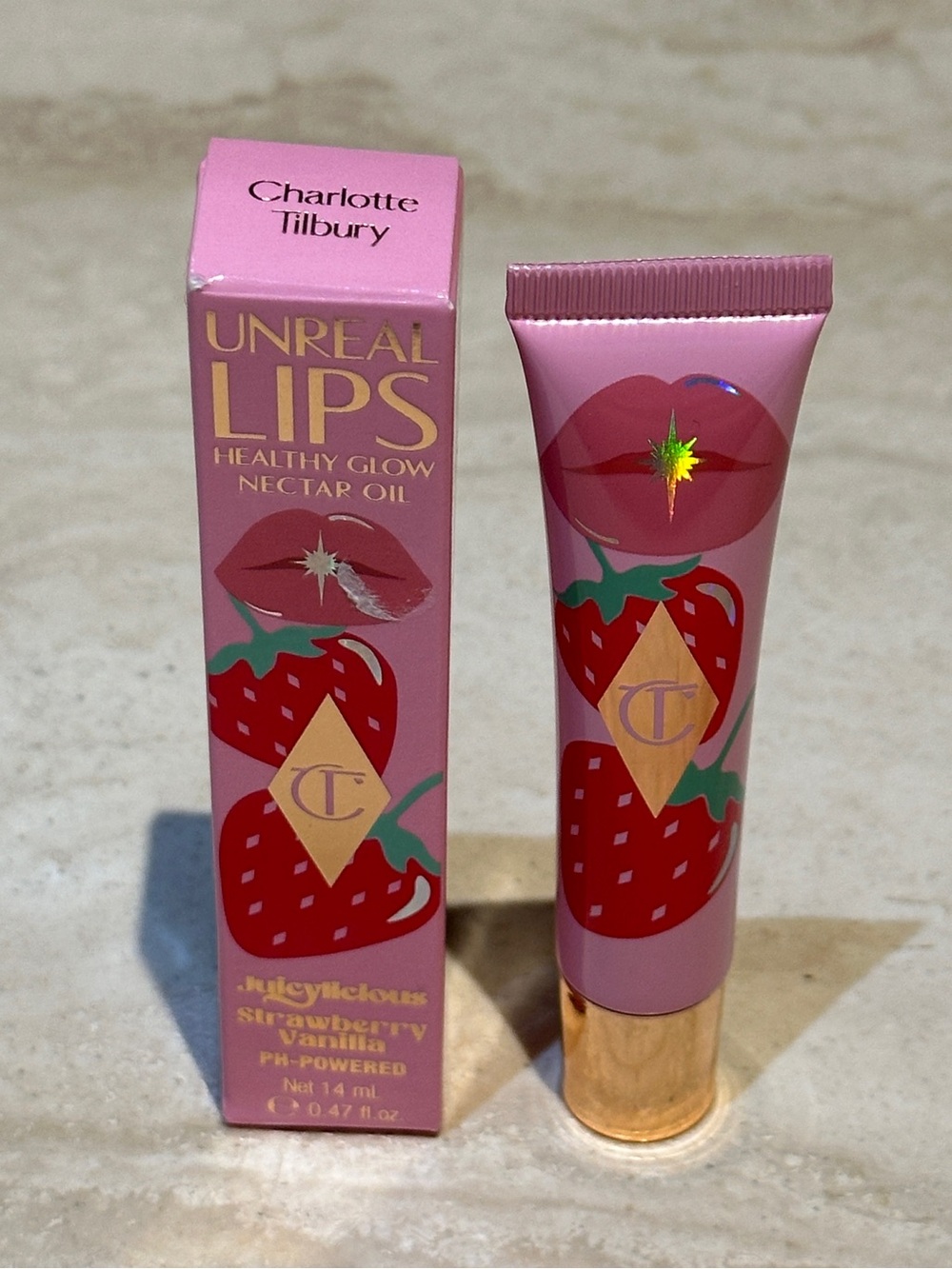 Charlotte Tilbury Unreal Lips Healthy Glow Nectar Lip Oil - Juicylicious